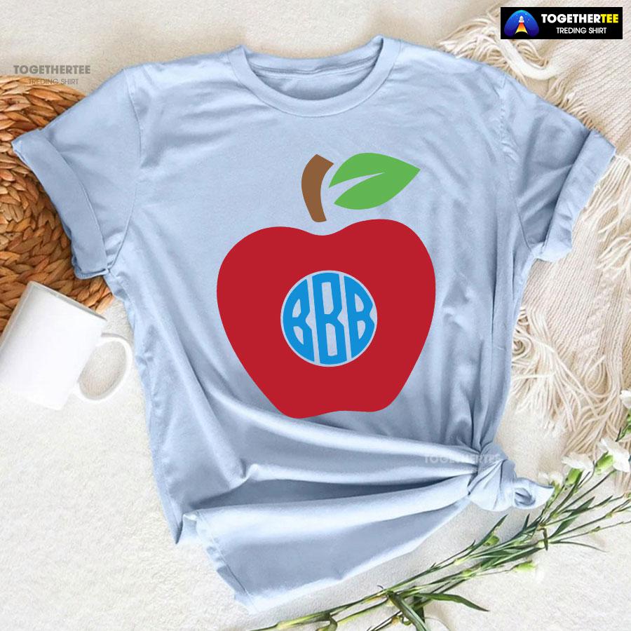 Red Apple Teacher Back To School T-Shirt - Image 7