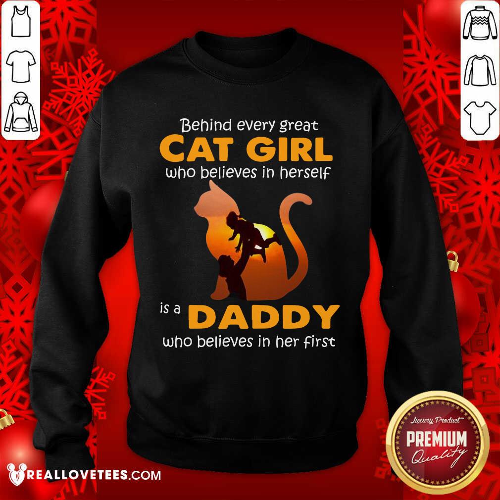 Behind Every Great Cat Girl Who Believes Is A Daddy Shirt - Image 5