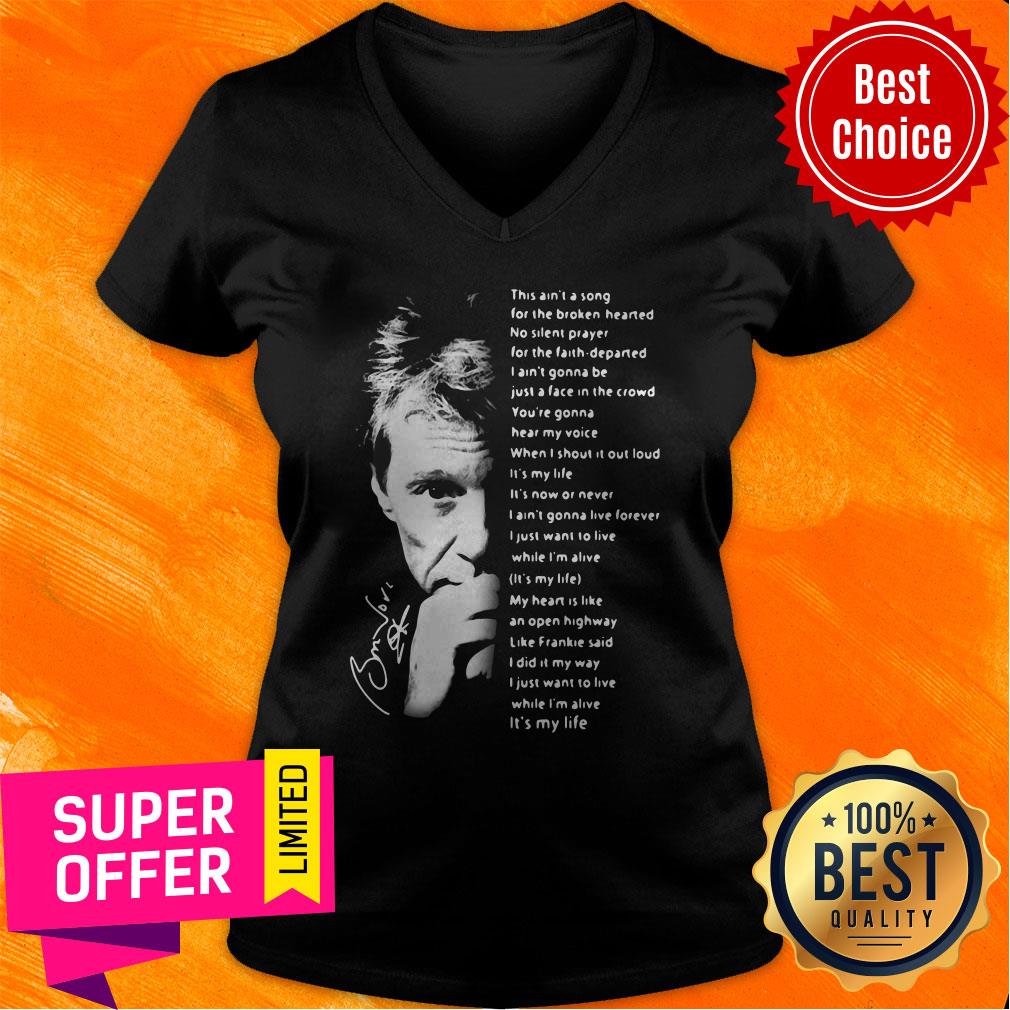 It's My Life This Ain't A Song For The Broken Hearted Bon Jovi Shirt - Image 4
