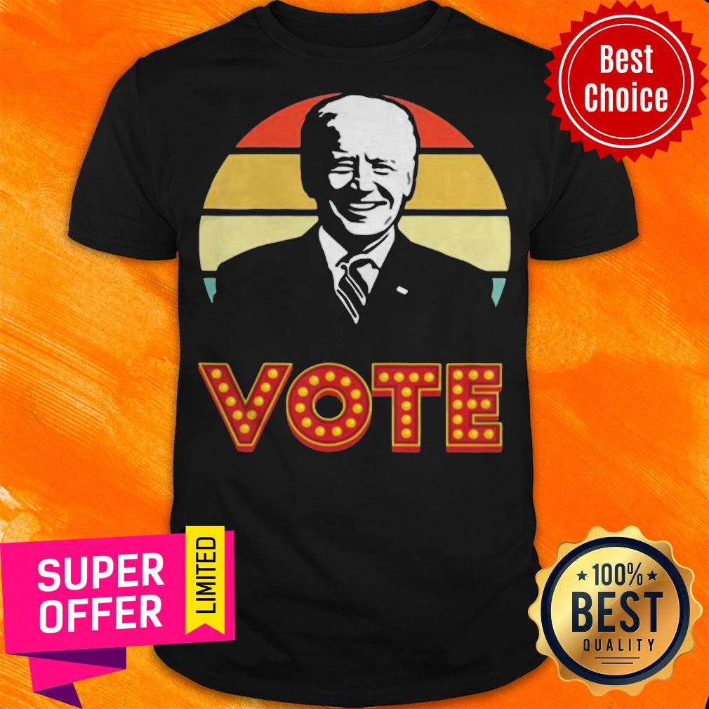 Joe Biden Vote 2020 Funny Vintage Retro Style Political Shirt