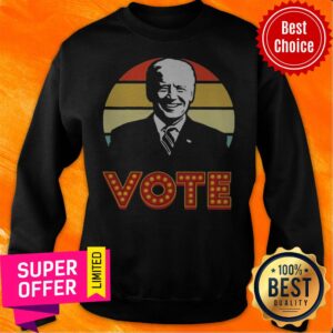 Alternative view of Joe Biden Vote 2020 Funny Vintage Retro Style Political Shirt