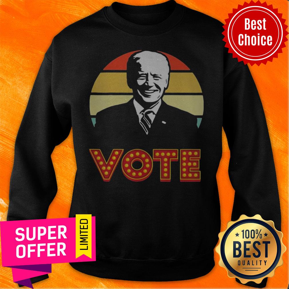 Joe Biden Vote 2020 Funny Vintage Retro Style Political Shirt - Image 2