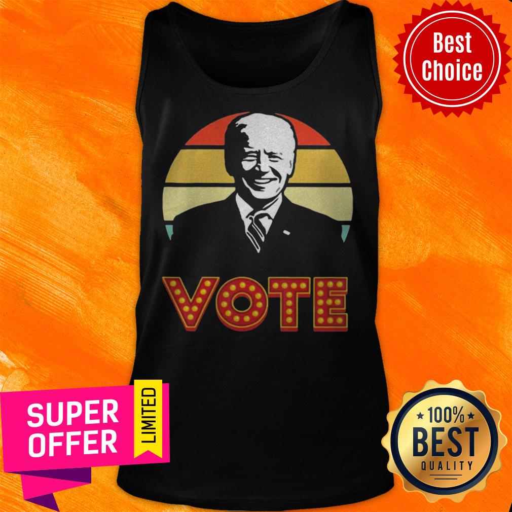 Joe Biden Vote 2020 Funny Vintage Retro Style Political Shirt - Image 5
