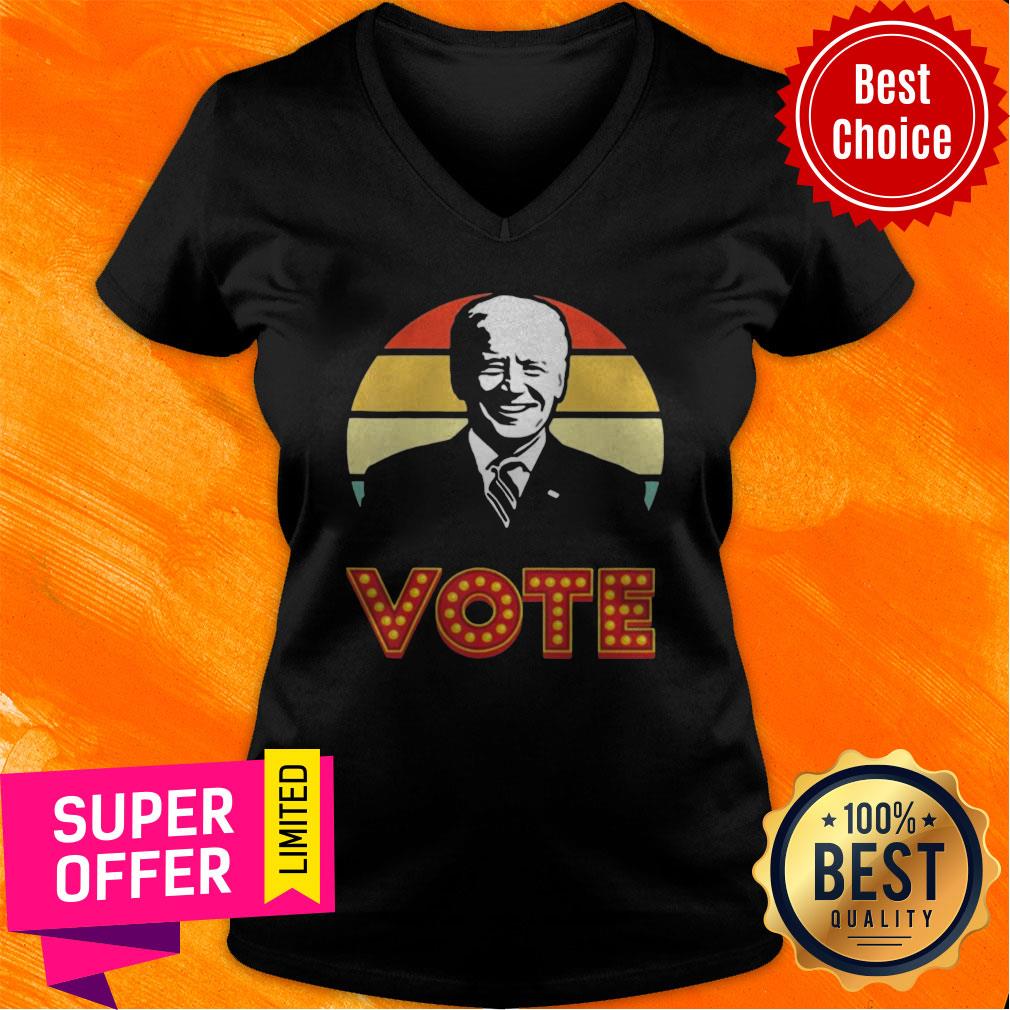 Joe Biden Vote 2020 Funny Vintage Retro Style Political Shirt - Image 4