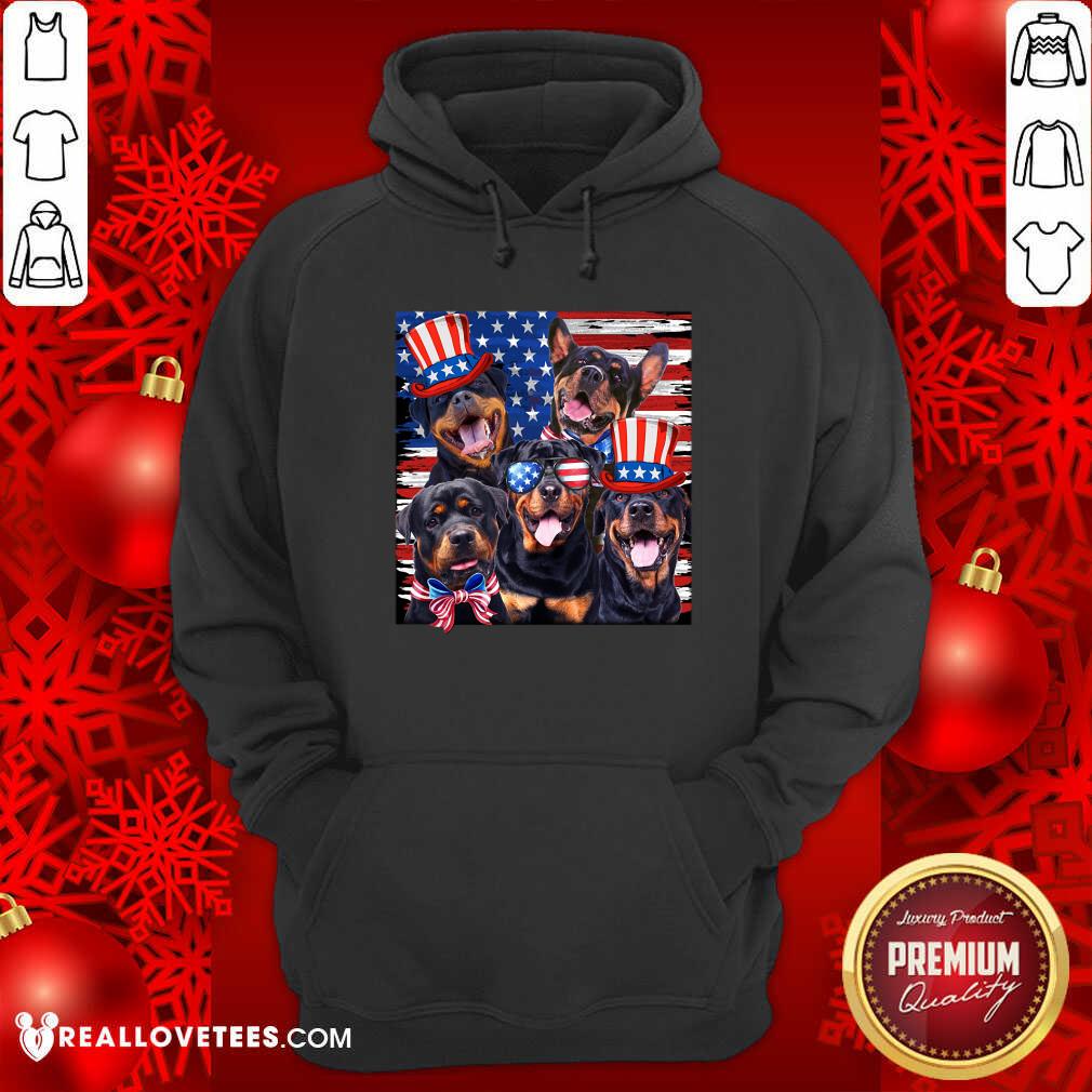 Labrador Black Dog 4th Of July USA Flag Shirt - Image 2