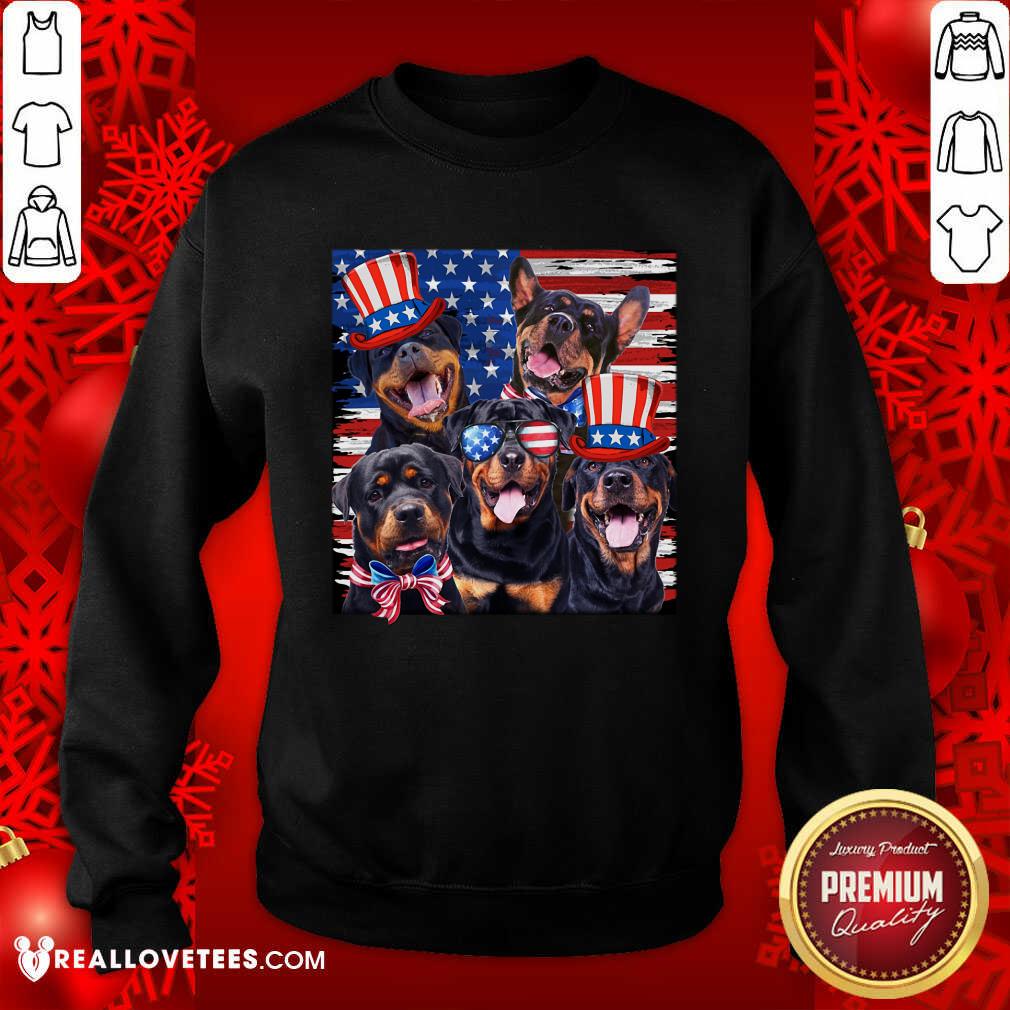 Labrador Black Dog 4th Of July USA Flag Shirt - Image 5