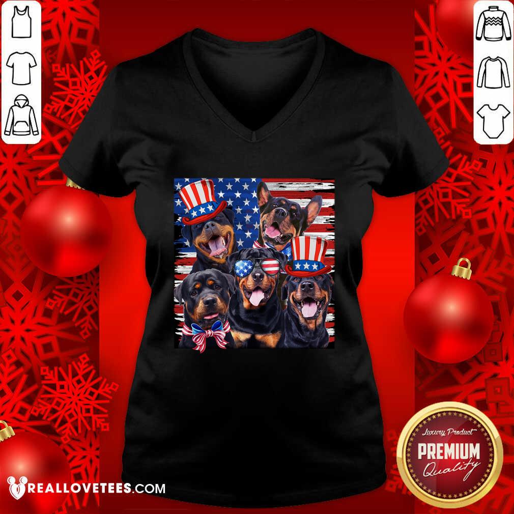 Labrador Black Dog 4th Of July USA Flag Shirt - Image 3