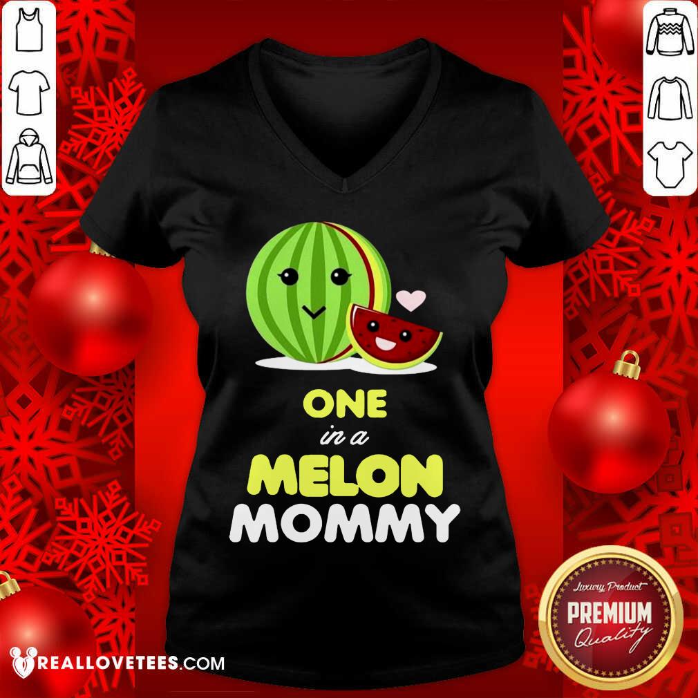 Great One In A Melon Mommy Funny Fruit Watermelon Mom Funny Shirt - Image 5