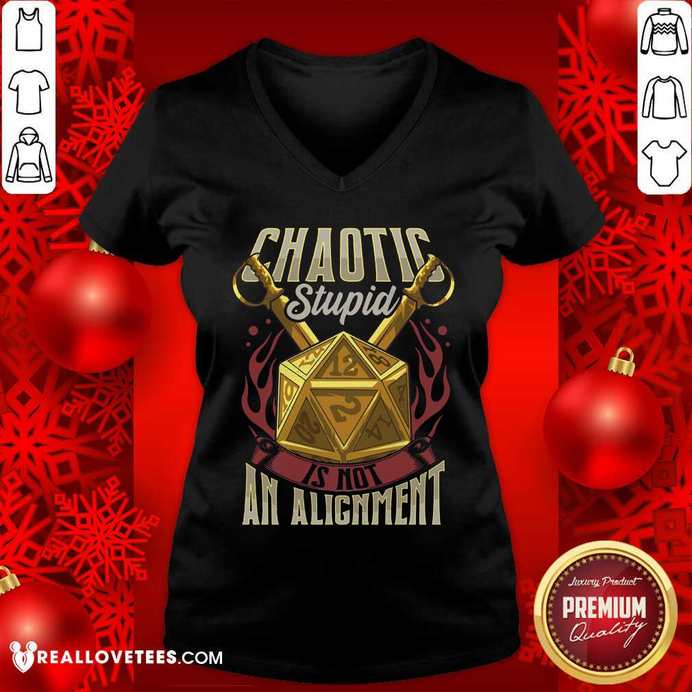 Beautiful Chaotic Stupid Is Not An Alignment Shirt - Image 5