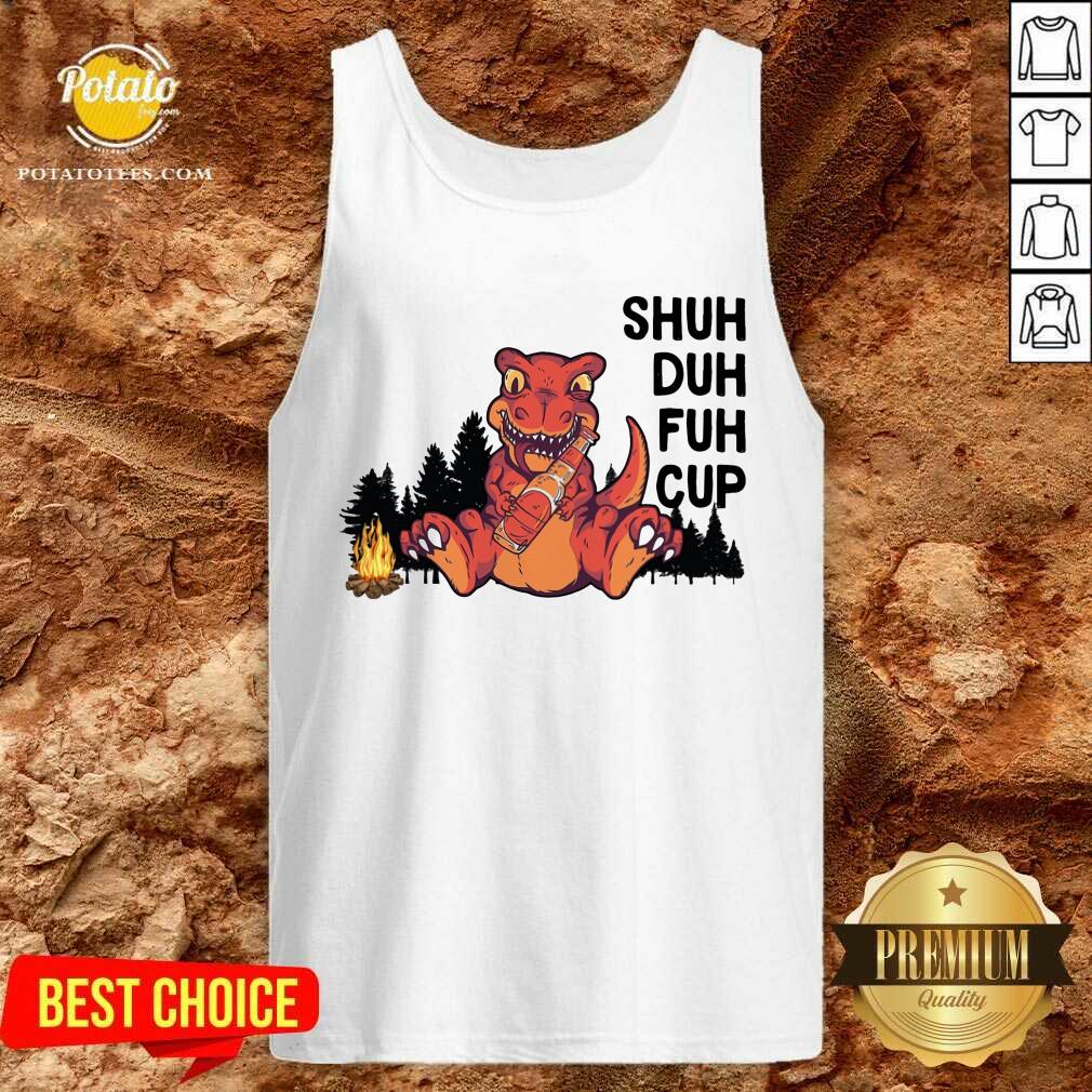 Dinosaur Camping Shuh Duh Fuh Cup Shirt - Image 3
