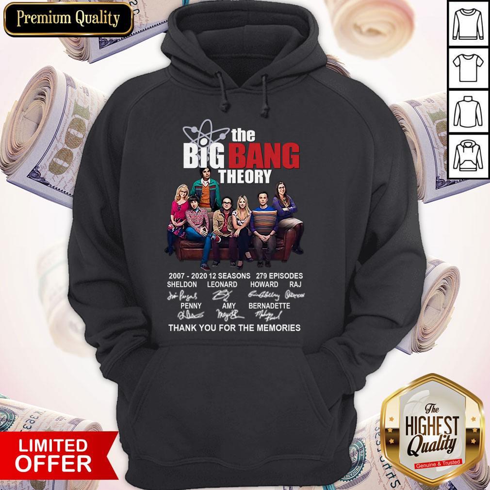 The Big Bang Theory 2007-2020 Thank You For The Memories Signatures Shirt - Image 4