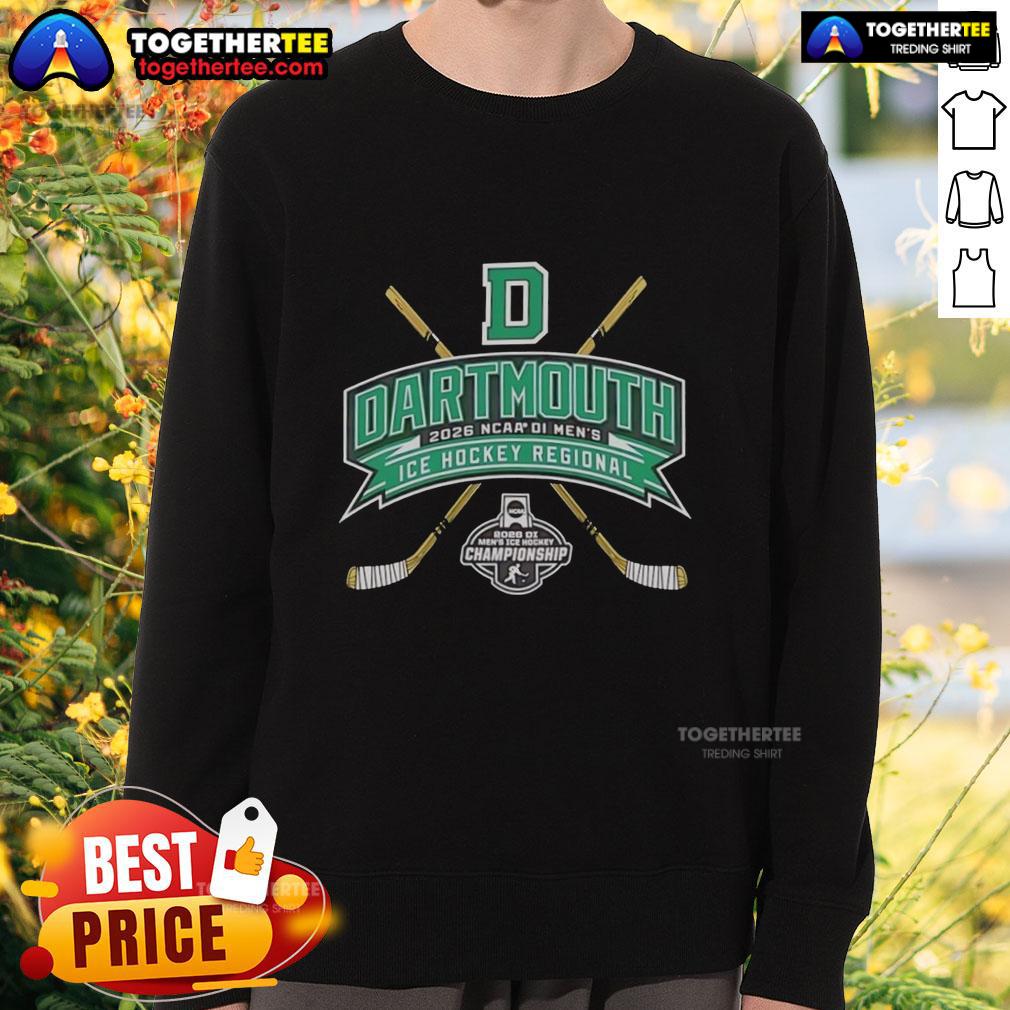 Nice Dartmouth Big Green 2026 NCAA Division I Men's Ice Hockey Regional T-Shirt - Image 5
