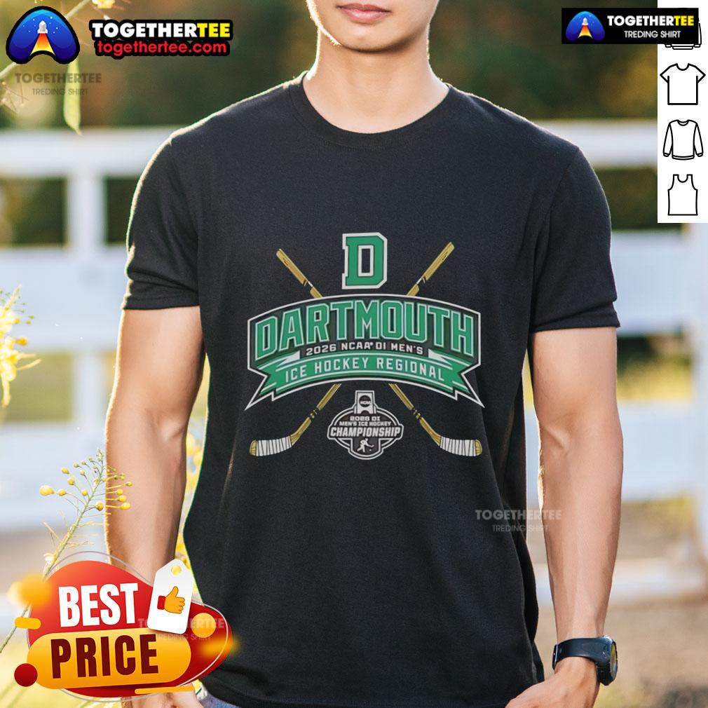 Nice Dartmouth Big Green 2026 NCAA Division I Men's Ice Hockey Regional T-Shirt