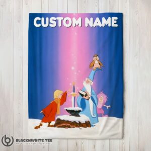 Perfect Cute Disney The Sword In The Stone Magic And Wonder Blanket Fleece Customized Blanket