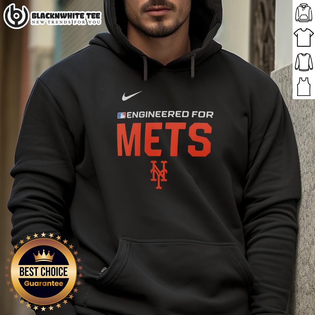 Top Engineered For New York Mets MLB Logo T-Shirt - Image 2