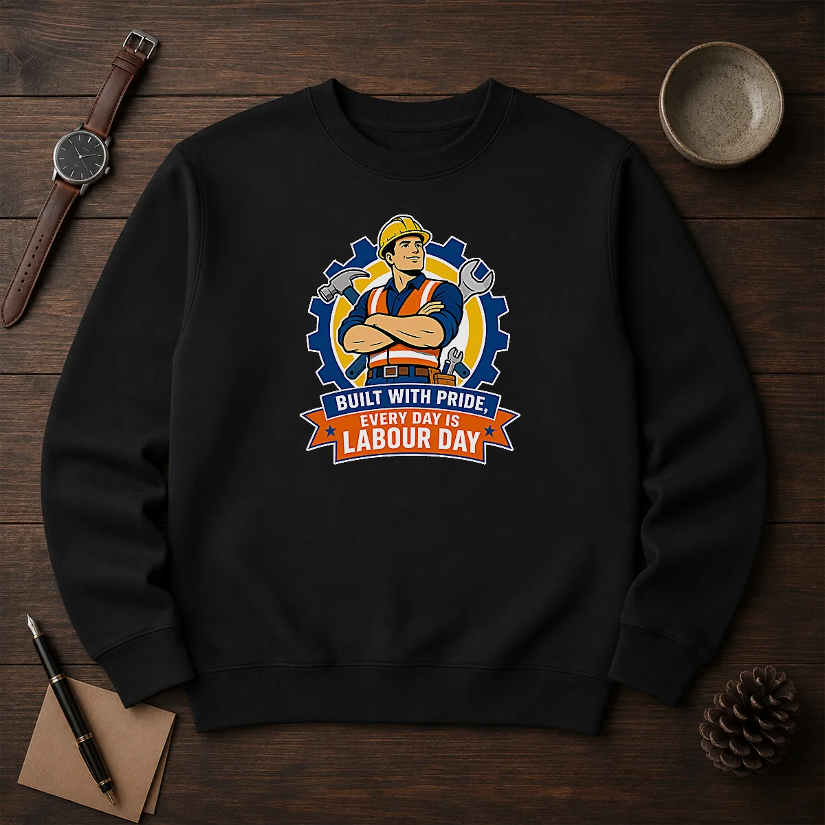 Funny Labour Day Proud Worker Vector Shirt For Hardworking Fans Shirt - Image 7