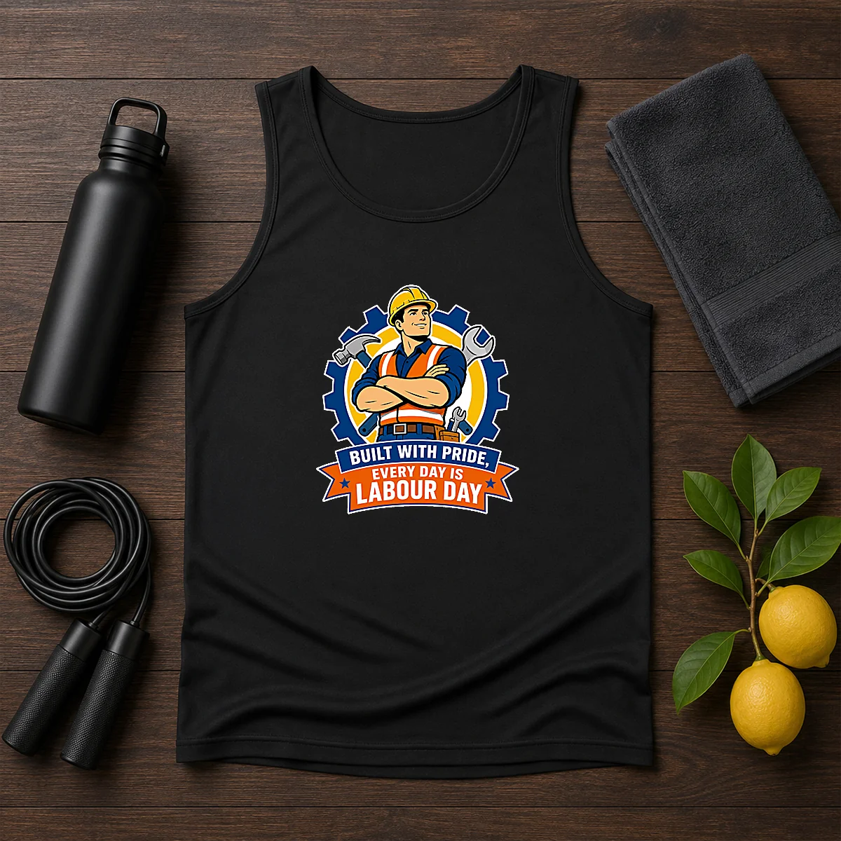 Funny Labour Day Proud Worker Vector Shirt For Hardworking Fans Shirt - Image 3