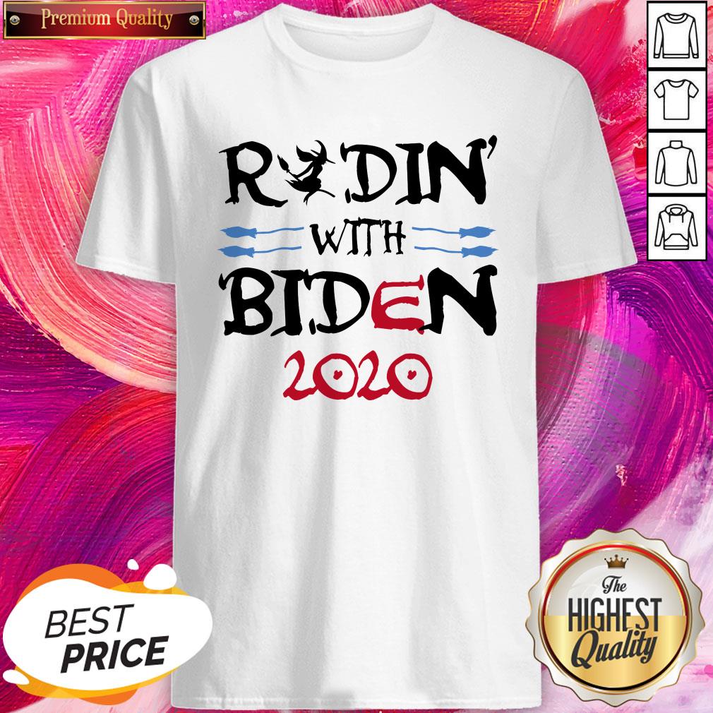 Ridin With Biden Women Witches Against Trump Shirt