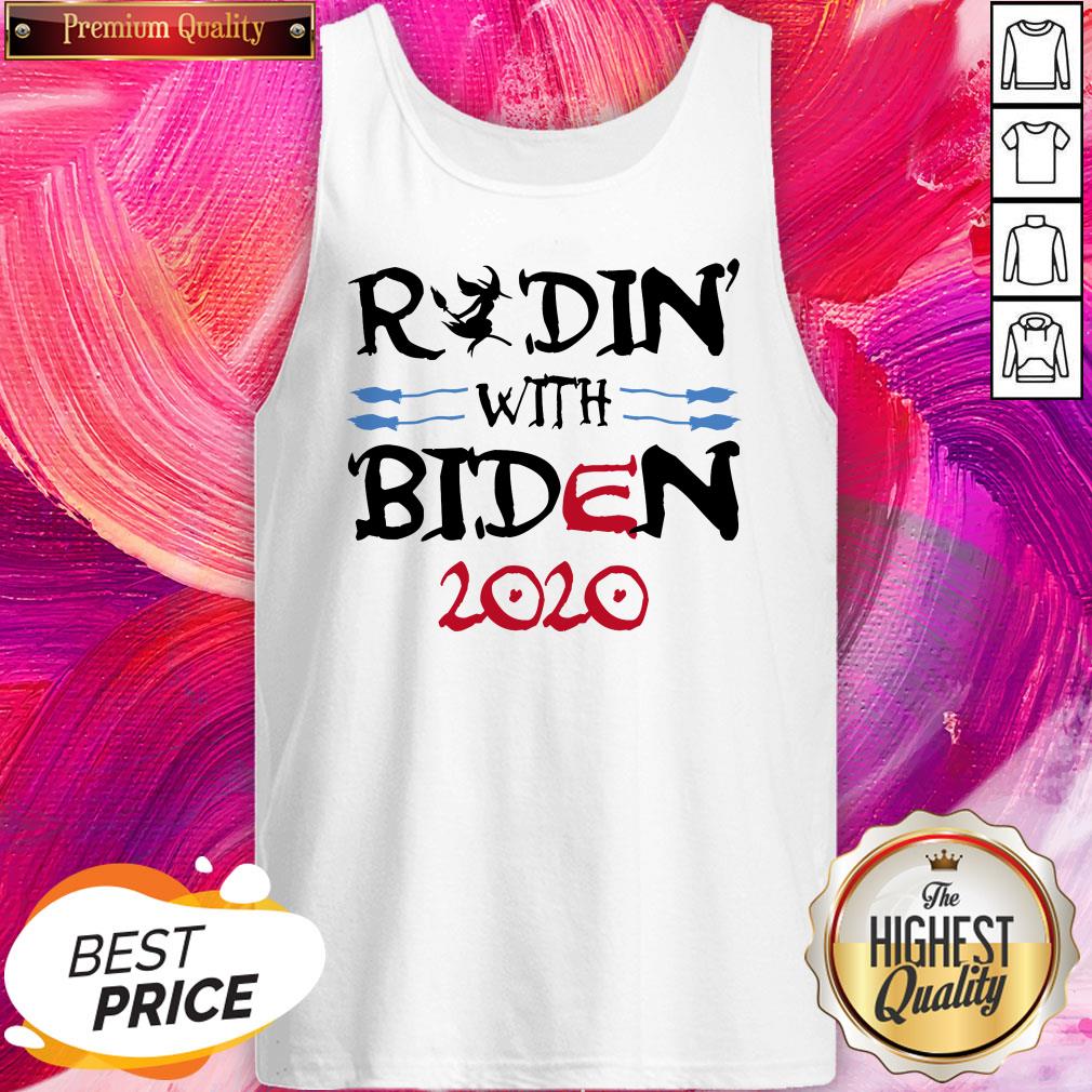 Ridin With Biden Women Witches Against Trump Shirt - Image 3