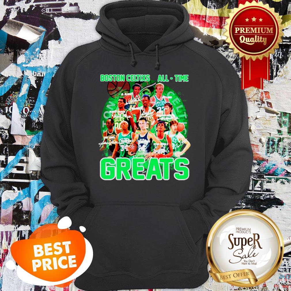Nice Boston Celtics All Time Greats Signature Shirt - Image 5