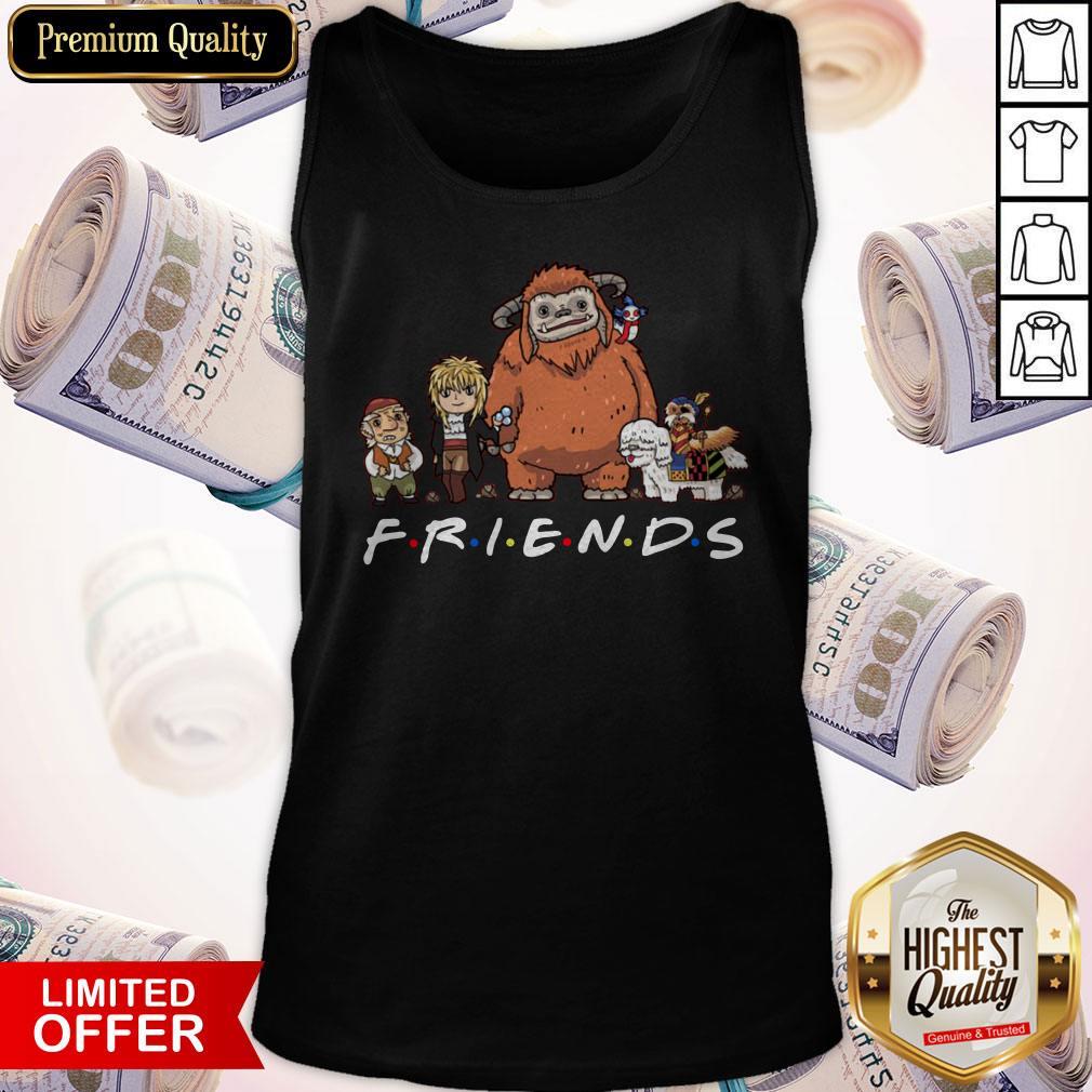 Top Labyrinth Friends Funny Characters Worm Ludo Hoggle Shirt - Image 4