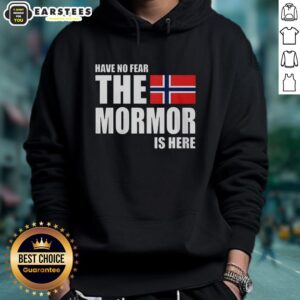 Alternative view of Good Have No Fear The Mormor Is Here Flag T-Shirt