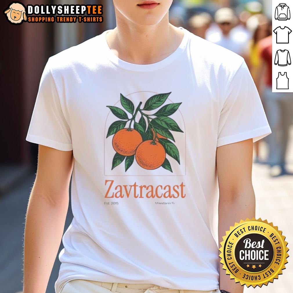 Nice Zavtracast Mandarin Summer Est 2015 T-Shirt