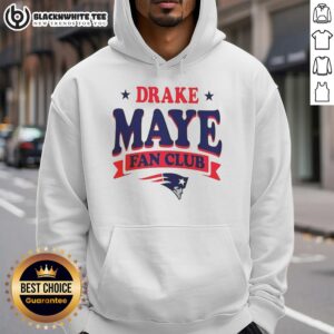 Alternative view of Awesome New England Patriots Drake Maye Fan Club T-Shirt
