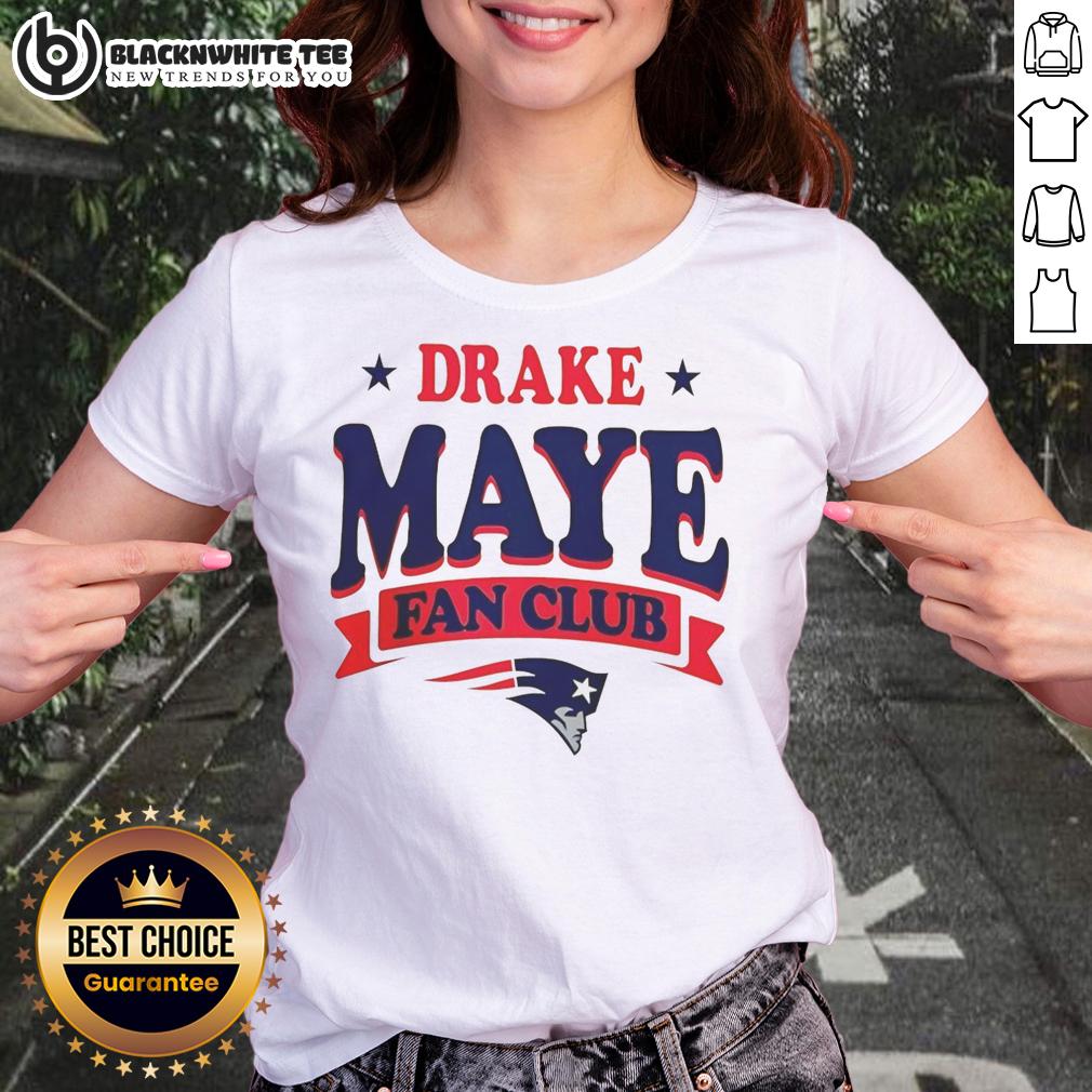 Awesome New England Patriots Drake Maye Fan Club T-Shirt - Image 3