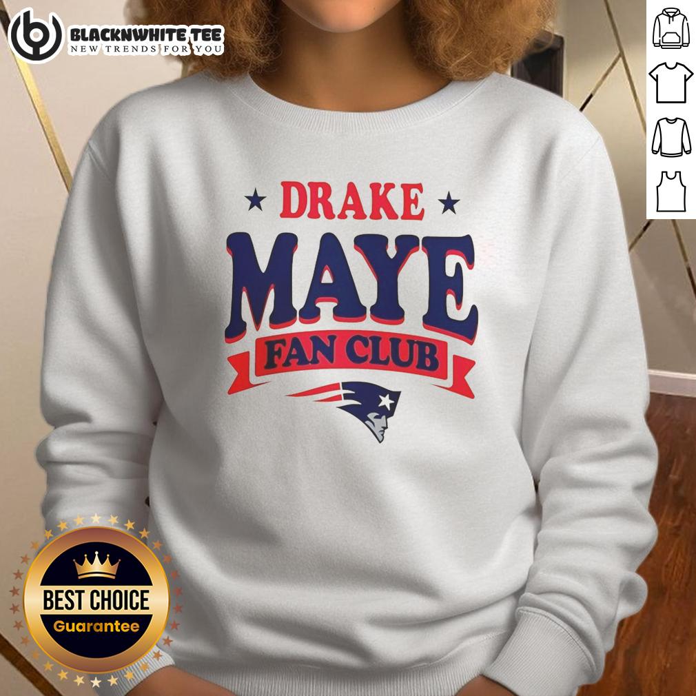Awesome New England Patriots Drake Maye Fan Club T-Shirt - Image 5