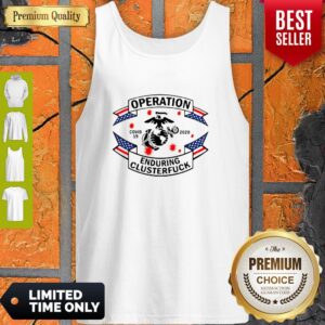Alternative view of Top Marine Corps Operation Covid-19 2020 Enduring Clusterfuck Shirt