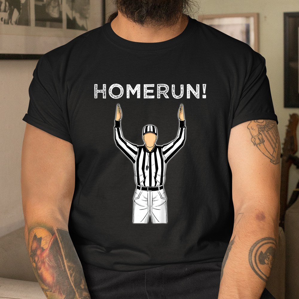 Funny Homerun Shirt Baseball Football Mash Up Shirt - Image 3