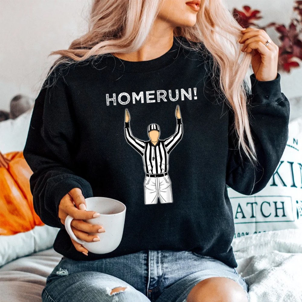 Funny Homerun Shirt Baseball Football Mash Up Shirt - Image 2