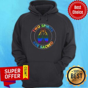Alternative view of Two Spirits Are Sacred LGBT Shirt