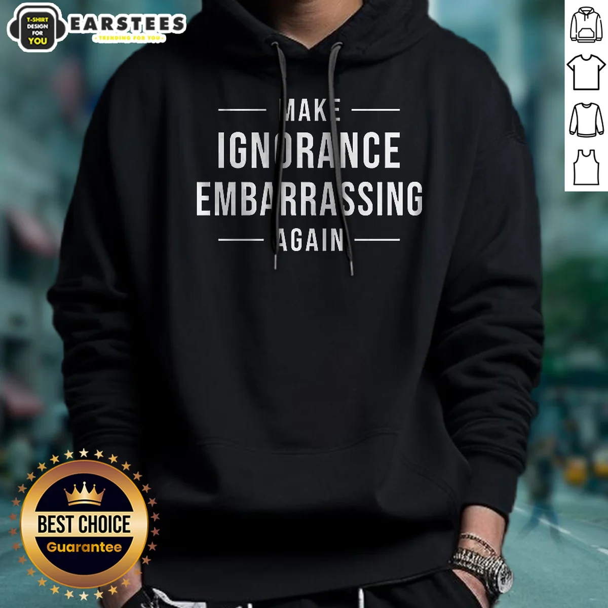 Pretty Make Ignorance Embarrassing Again Shirt - Image 3