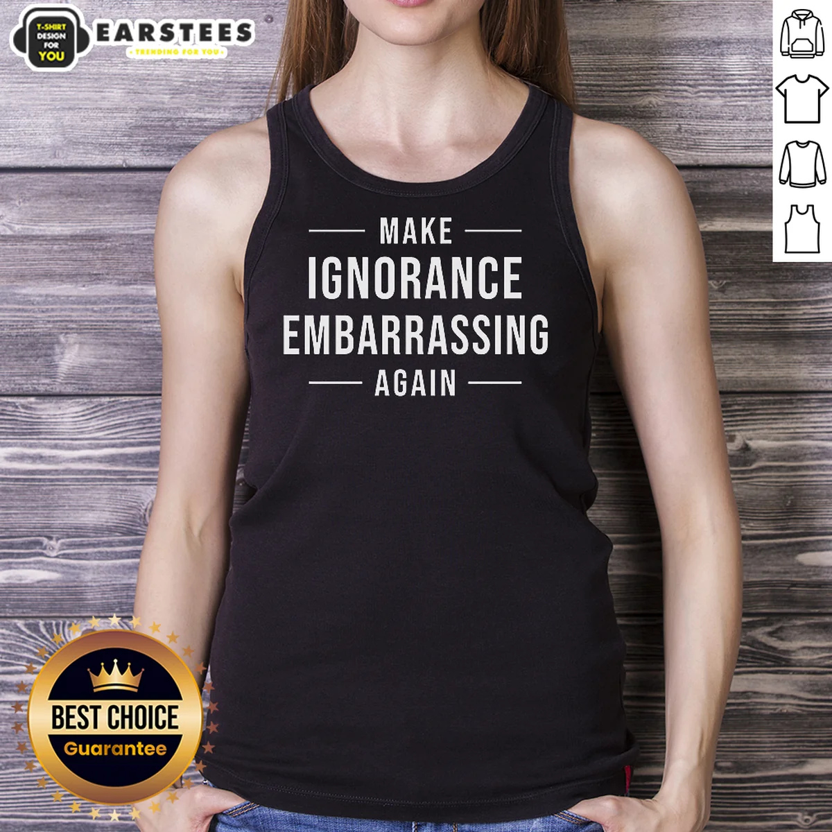 Pretty Make Ignorance Embarrassing Again Shirt - Image 5