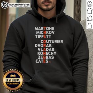 Alternative view of Hot Philadelphia Hockey The Orange Names T-Shirt
