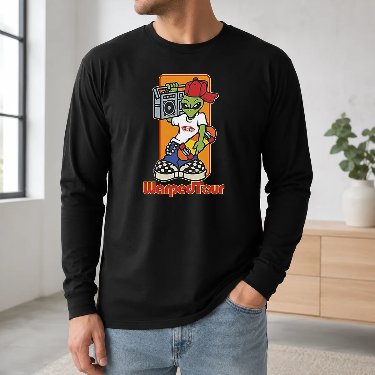 Top Vans Warped Tour Alien Shirt - Image 5