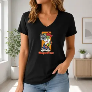 Alternative view of Top Vans Warped Tour Alien Shirt