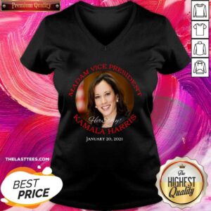 Alternative view of Cute Madam Vice President Kamala Harris Hert Store January 20 2021 Shirt