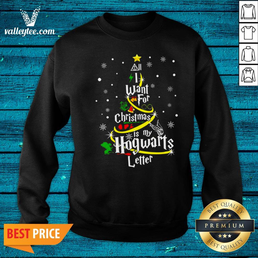 I Want For Christmas Is My Hogwarts Letter Tree Shirt - Image 5