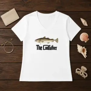 Alternative view of Original The Codfather The Godfather Shirt