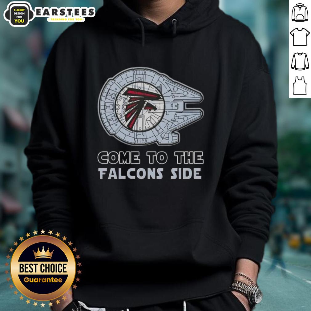 Premium Star Wars Come To The Atlanta Falcons Side T-Shirt - Image 2