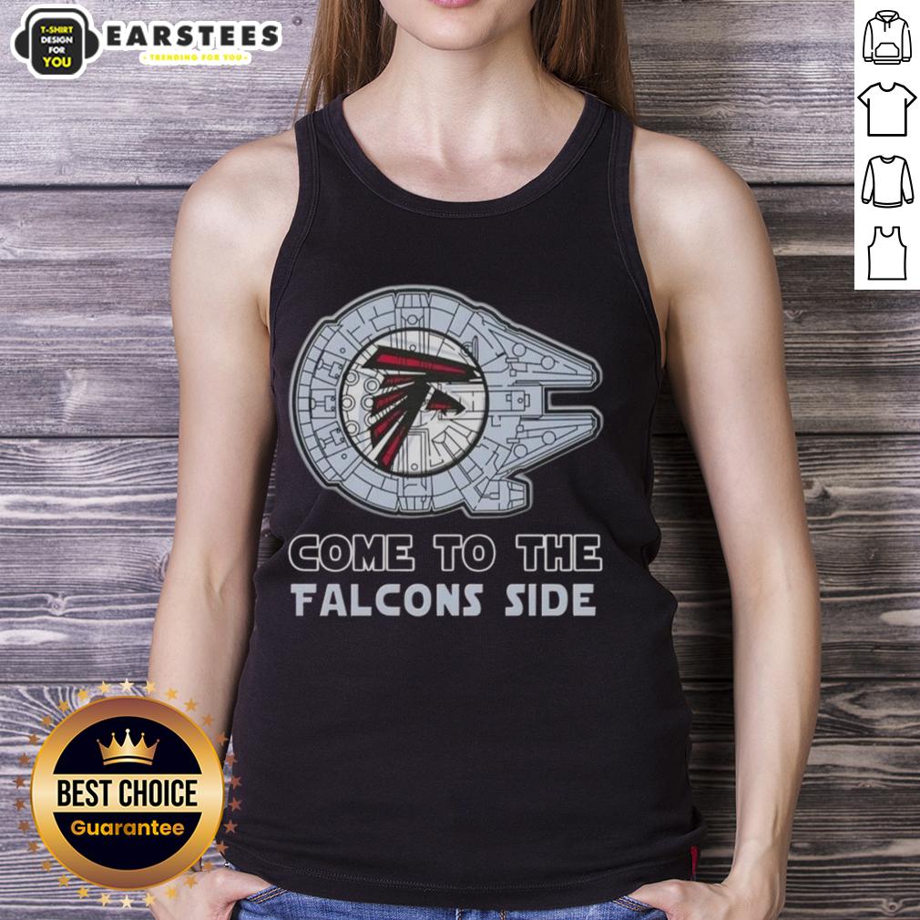 Premium Star Wars Come To The Atlanta Falcons Side T-Shirt - Image 4