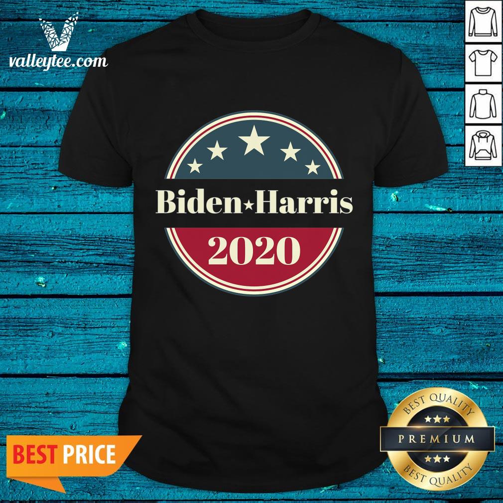 High Quality Biden Harris 2020 Circle Retro Campaign Shirt