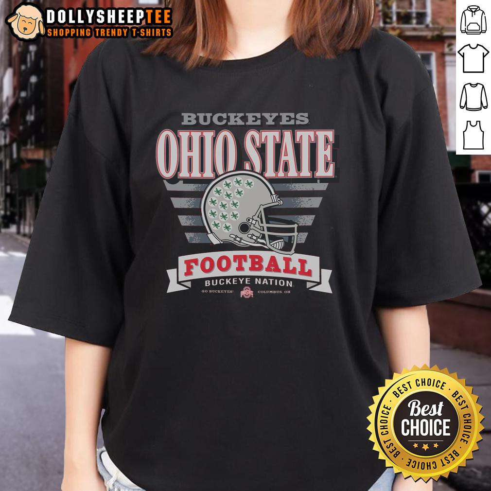 Awesome Ohio State Buckeyes Stripe Splash T-Shirt - Image 3