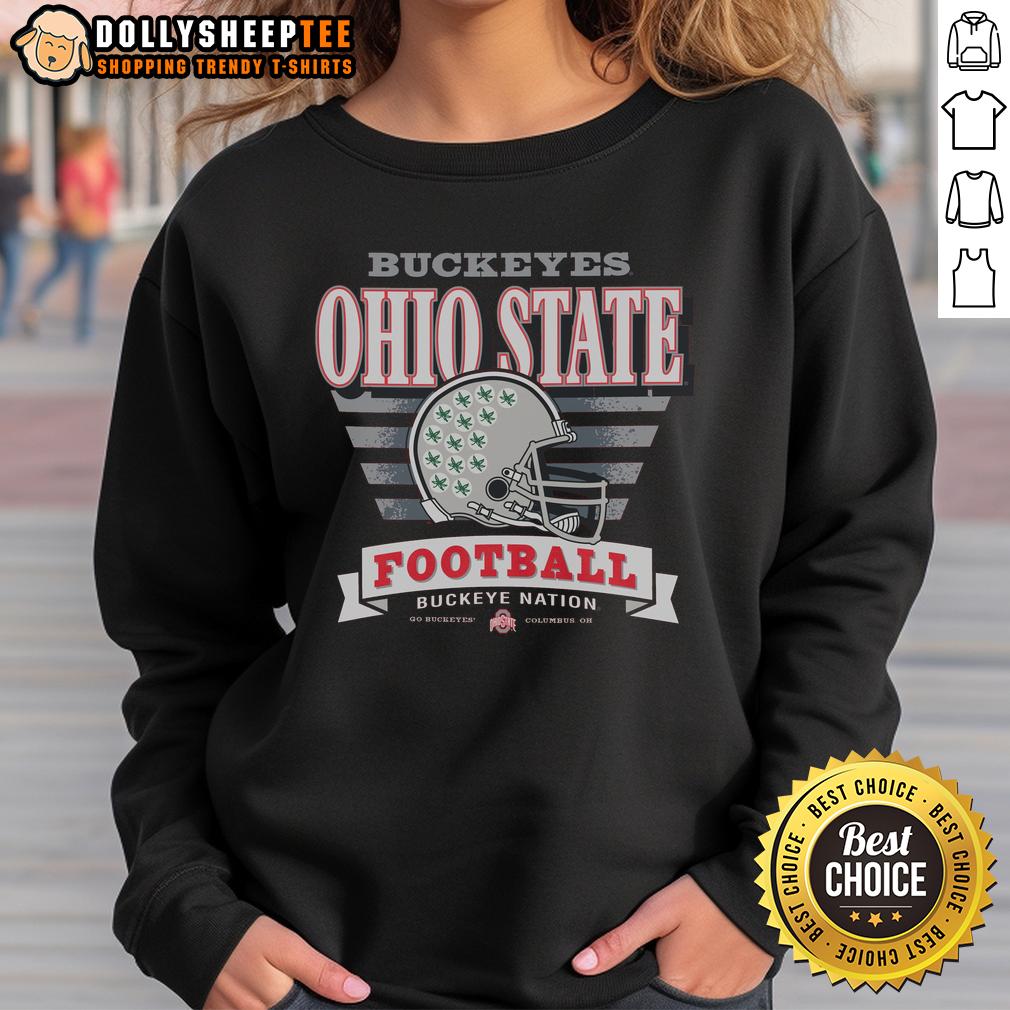Awesome Ohio State Buckeyes Stripe Splash T-Shirt - Image 5