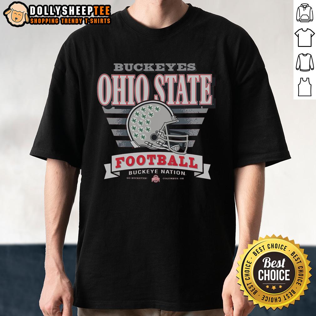 Awesome Ohio State Buckeyes Stripe Splash T-Shirt