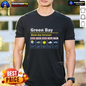 Top Green Bay Erratic 5 Day Weather Forecast T-Shirt