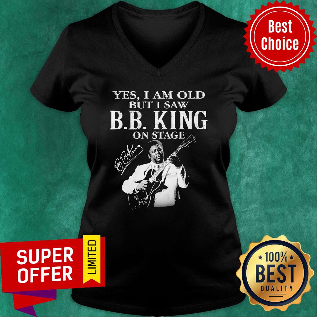 Yes I Am Old But I Saw B.B King On Stage Signature Shirt - Image 3